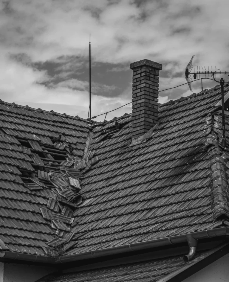 Types of roof damage seen in Knoxville, TN