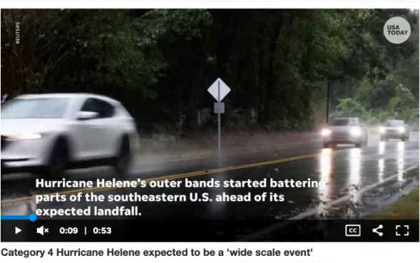 Hurricane Helene in Knoxville