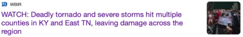 Spinny Winds or Tornadoes in Eastern Tennessee