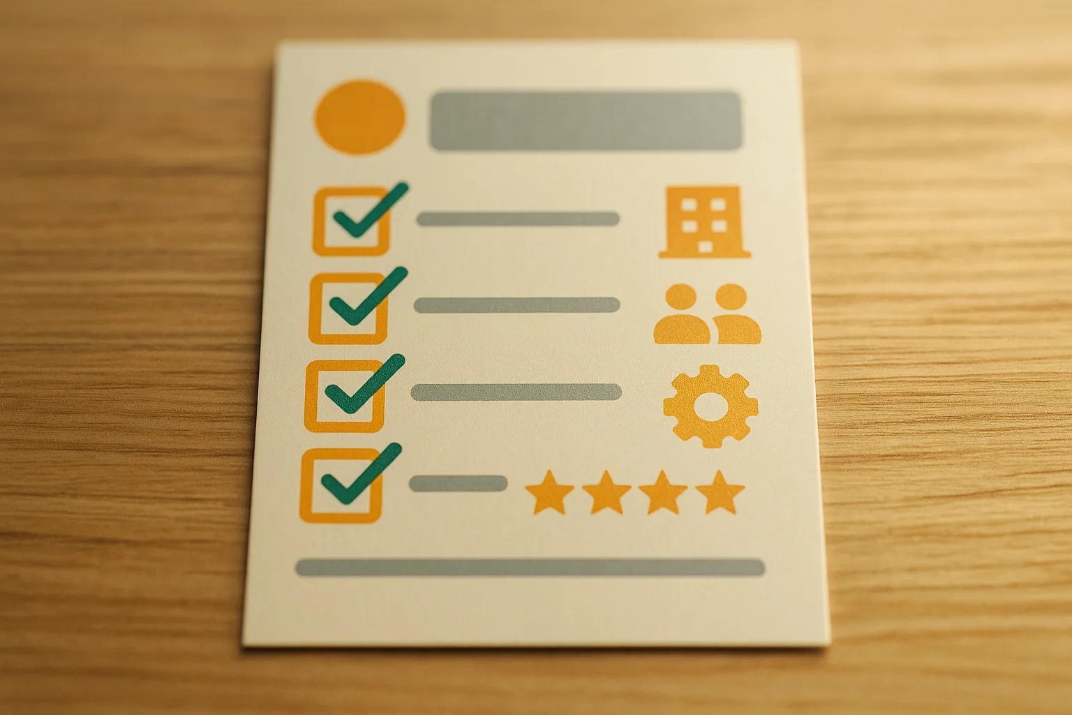 Comparison chat of roofing company categories