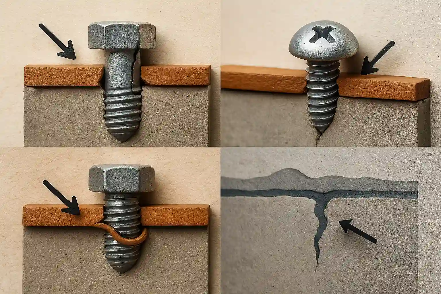 metal roof fastener failure